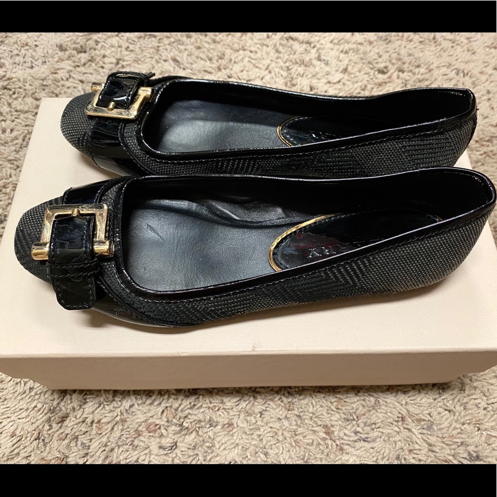 Burberry flats. Jacquard shelmond ballerina
